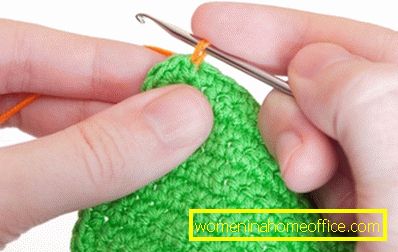 Шапка за плетене на една кука: схема