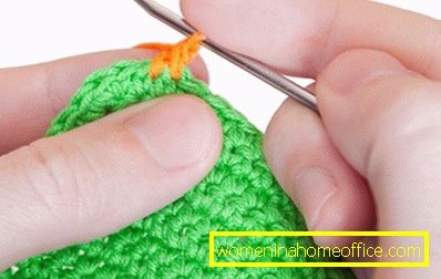 Шапка за плетене на една кука: схема