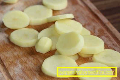 Картофи, мляно месо и гъби за готвене: картофи